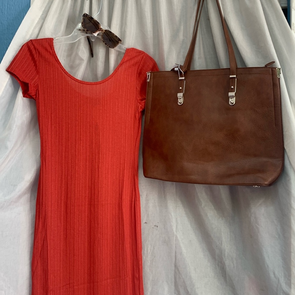 Calin brown purse combo